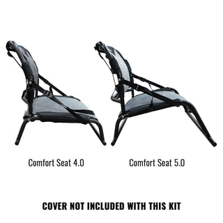 comfort seat 4.0 vs comfort seat 5.0 side by side, cover not included
