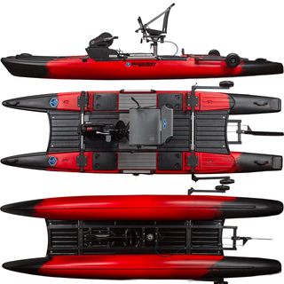 Blue Sky Boatworks Angler - Black Widow (2026) - red with black tips