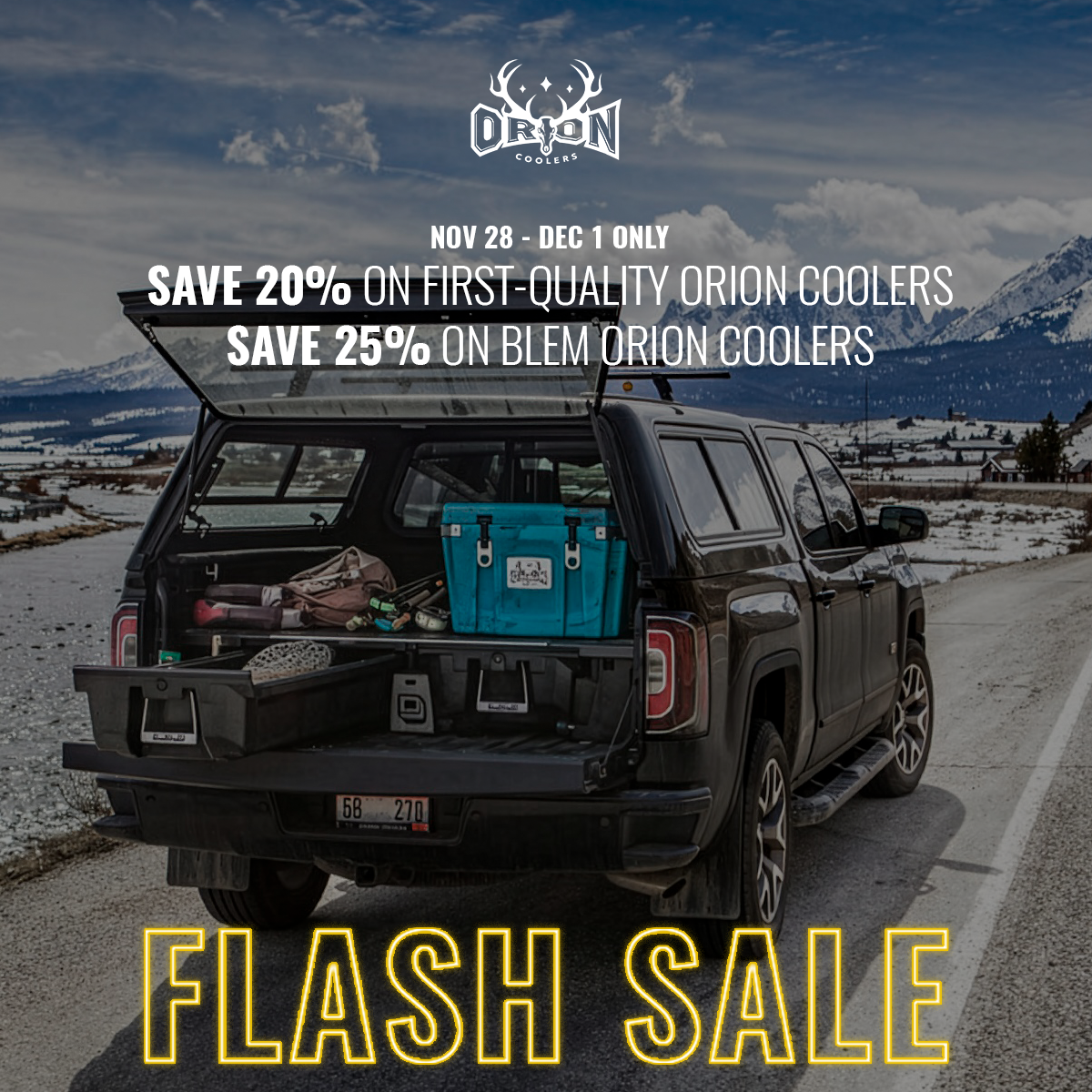 Orion Coolers Flash Sale