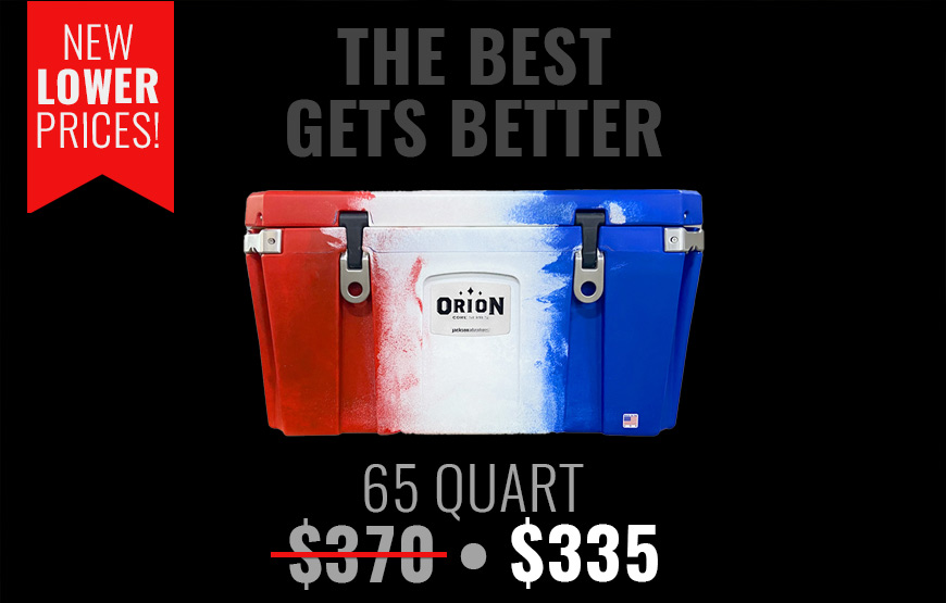 the best just got better - new lower prices on Orion Coolers